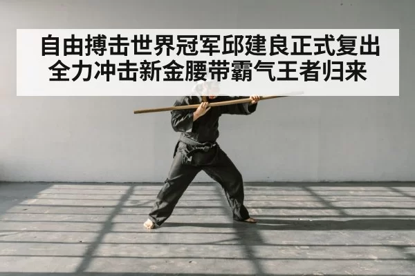 自由搏击世界冠军邱建良正式复出全力冲击新金腰带霸气王者归来